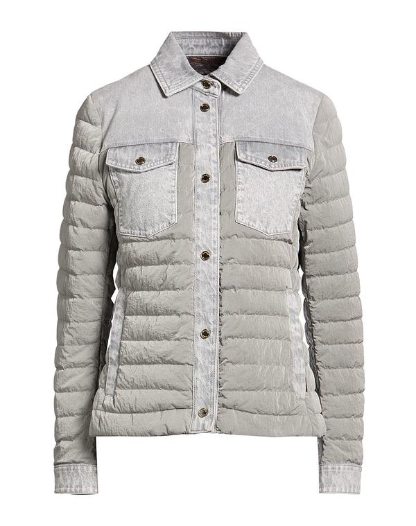 ムーレー レディース アウター ジャケット・ブルゾン パファージャケット MOORER Gray グレー|ReVida 店