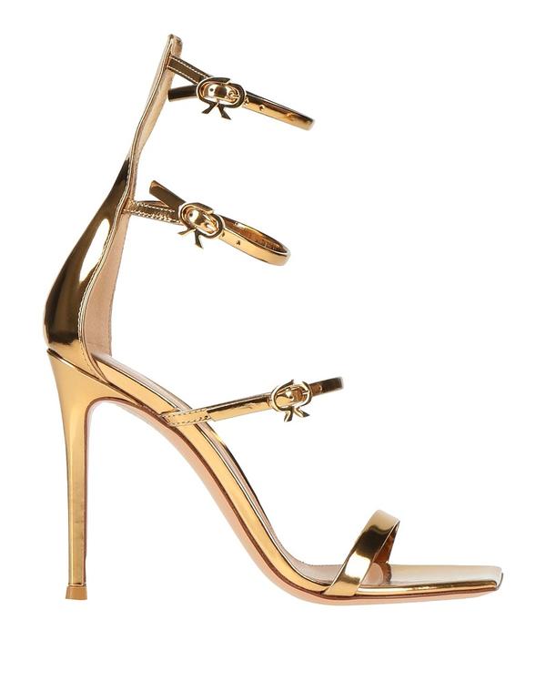 ジャンヴィト ロッシ レディース シューズ サンダル GIANVITO ROSSI Gold ゴールド｜ReVida 店 106,590円