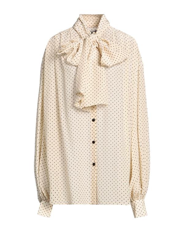 バルマン レディース トップス シャツ BALMAIN 柄入りシャツ&ブラウス Beige ベージュ|ReVida 店