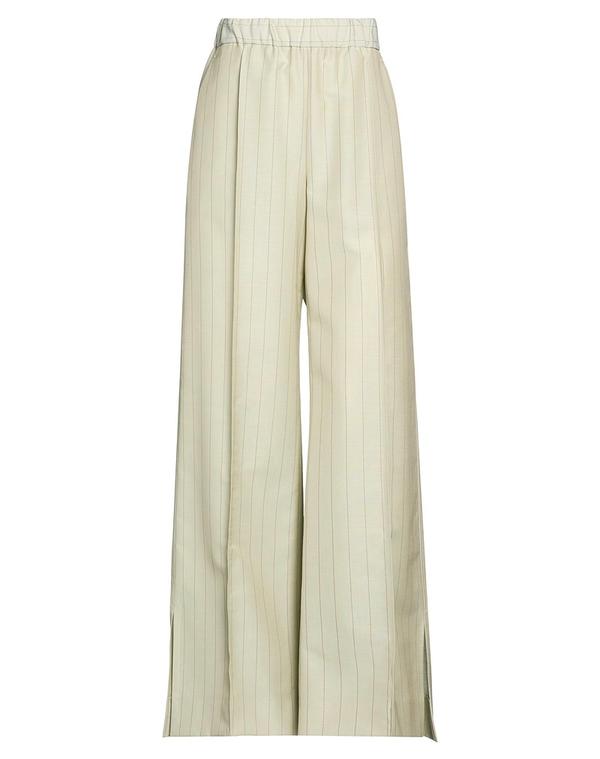 ジル・サンダー レディース ボトムス カジュアルパンツ ワイドパンツ JIL SANDER Light Green グリーン｜ReVida 店