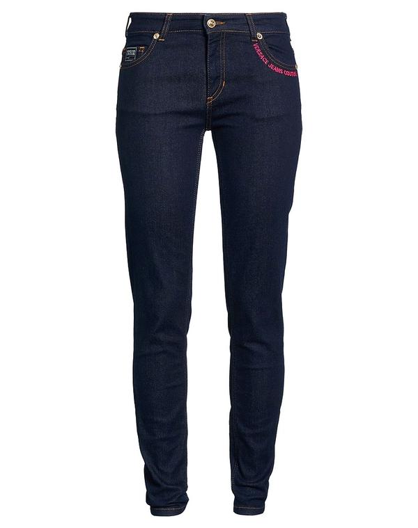 ヴェルサーチ レディース ボトムス デニムパンツ スキニー VERSACE JEANS COUTURE Blue ブルー｜ReVida 店
