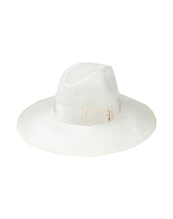 ボルサリーノ レディース アクセサリー 帽子 BORSALINO White ホワイト|ReVida 店