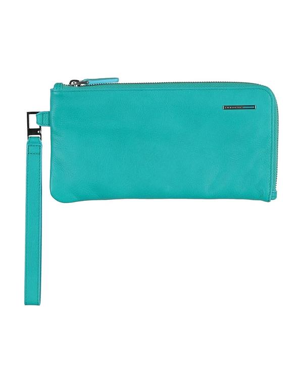 ピクアドロ レディース アクセサリー 財布 PIQUADRO Turquoise Blue ブルー|ReVida 店