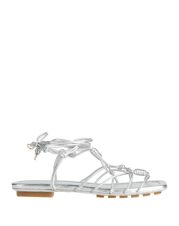 ウラ・ジョンソン レディース シューズ サンダル ULLA JOHNSON Silver シルバー|ReVida 店