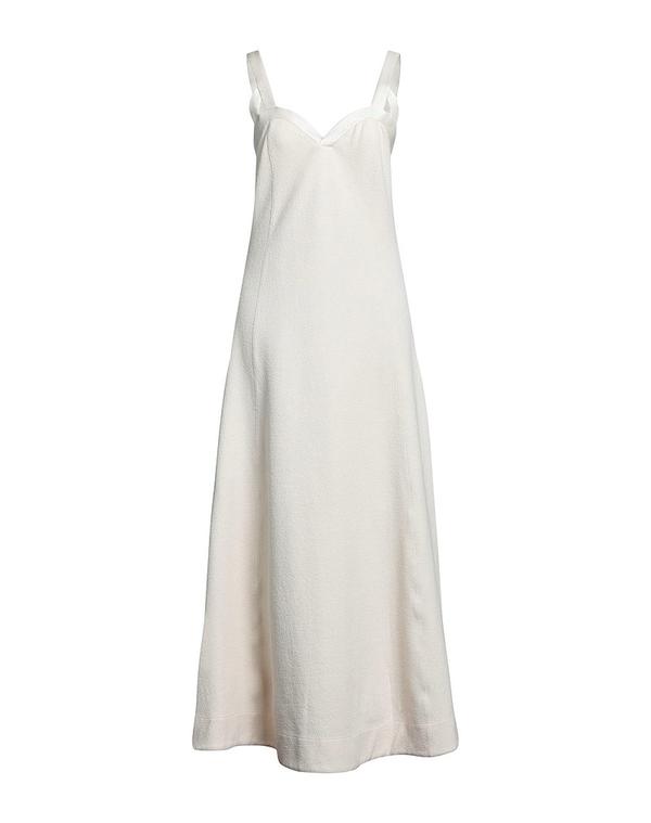 ジル・サンダー レディース ドレス JIL SANDER ロングワンピース・ドレス Ivory アイボリー