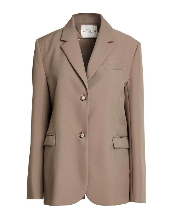 オットダム レディース アウター ジャケット・ブルゾン テーラードジャケット OTTOD'AME Taupe トープ｜ReVida 店