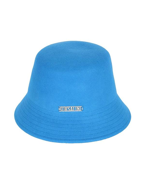 ボルサリーノ レディース アクセサリー 帽子 BORSALINO Azure Blue ブルー|ReVida 店