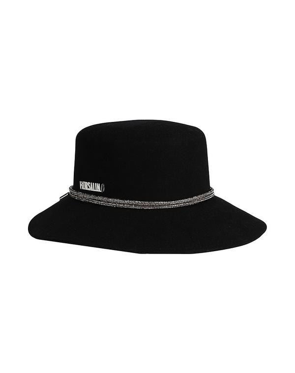 ボルサリーノ レディース アクセサリー 帽子 BORSALINO Black ブラック｜ReVida 店