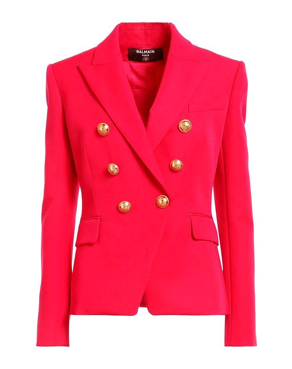 バルマン レディース アウター ジャケット・ブルゾン テーラードジャケット BALMAIN Fuchsia フューシャ|ReVida 店