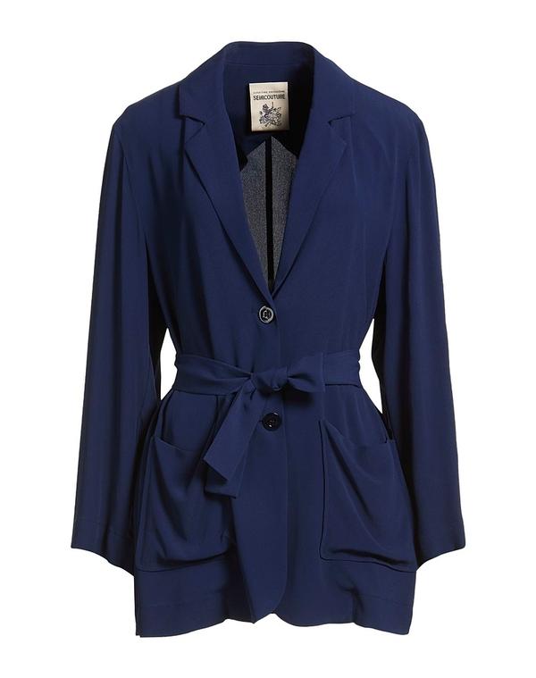 セミクチュール レディース アウター ジャケット・ブルゾン テーラードジャケット SEMICOUTURE Navy ネイビー｜ReVida 店