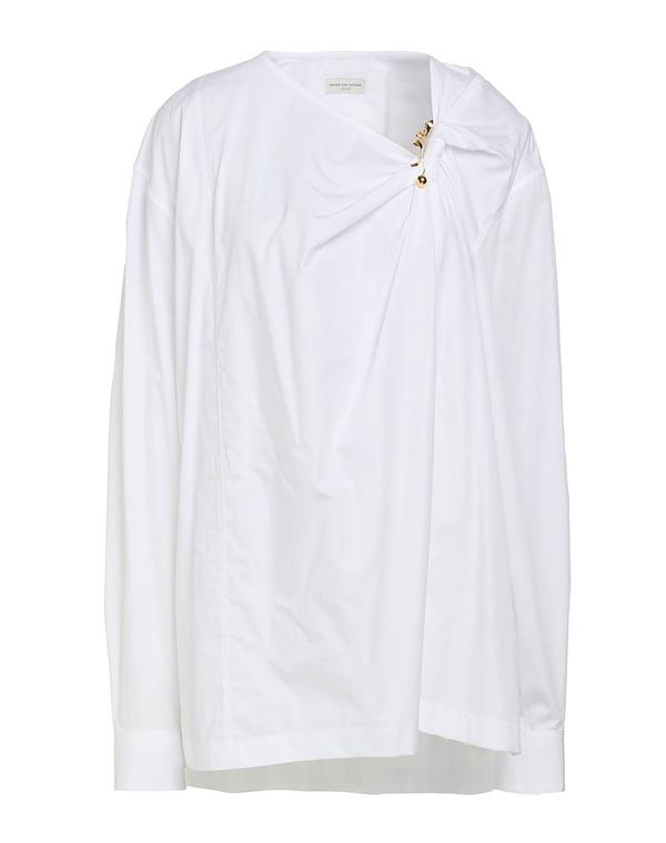 ドリス・ヴァン・ノッテン レディース トップス シャツ DRIES VANOTEN White ホワイト｜ReVida 店 124,400円