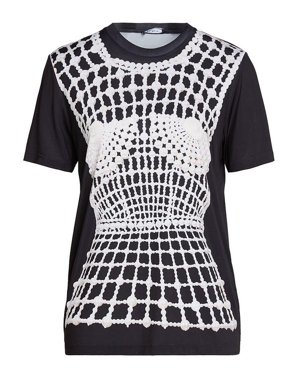 バルマン レディース トップス Tシャツ BALMAIN Black ブラック｜ReVida 店 84,040円