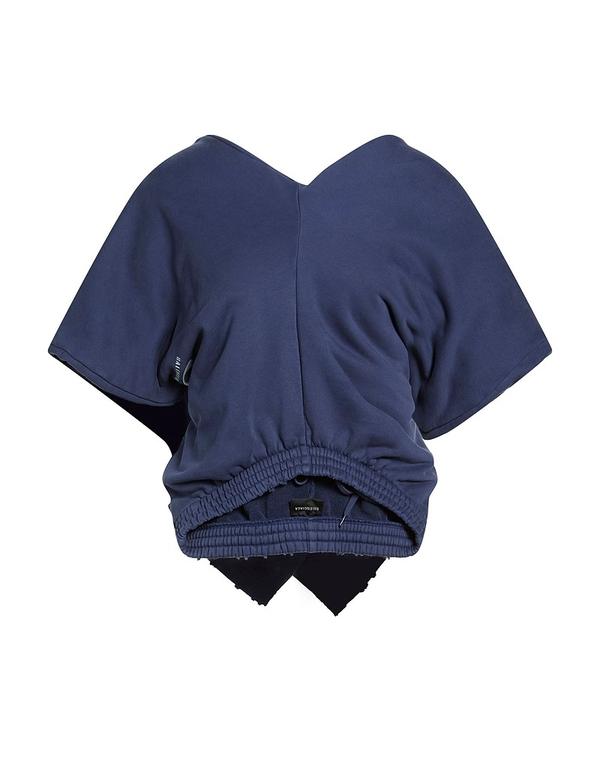 バレンシアガ レディース トップス シャツ BALENCIAGA Navy ネイビー|ReVida 店