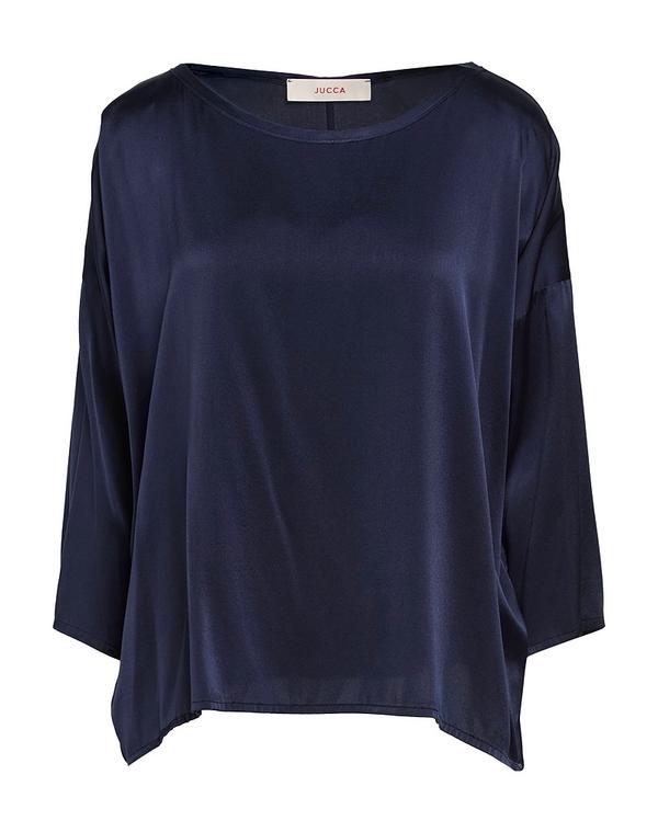 ユッカ レディース トップス シャツ JUCCA Midnight Blue ブルー|ReVida 店