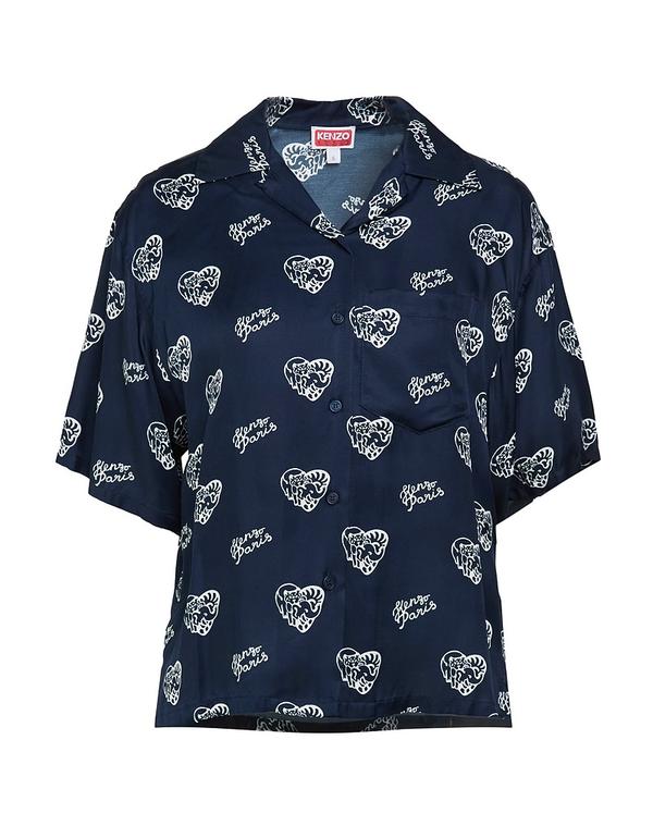 ケンゾー レディース トップス シャツ KENZO Navy ネイビー|ReVida 店