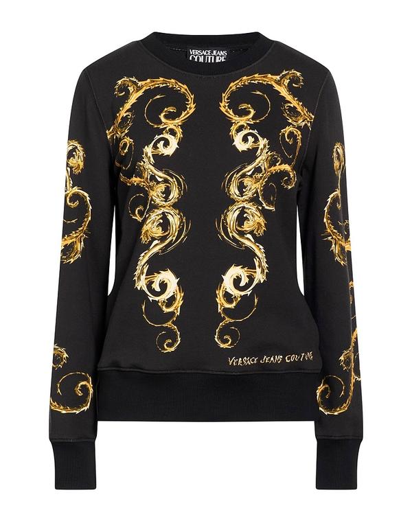 ヴェルサーチ レディース アウター パーカー・スウェット VERSACE JEANS COUTURE Black ブラック|ReVida 店