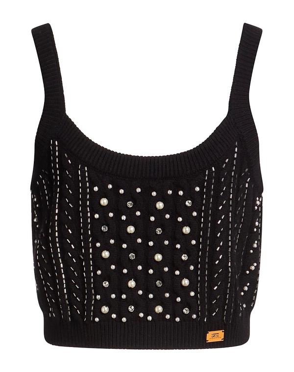エリザベッタフランキ レディース トップス シャツ ELISABETTA FRANCHI Black ブラック｜ReVida 店