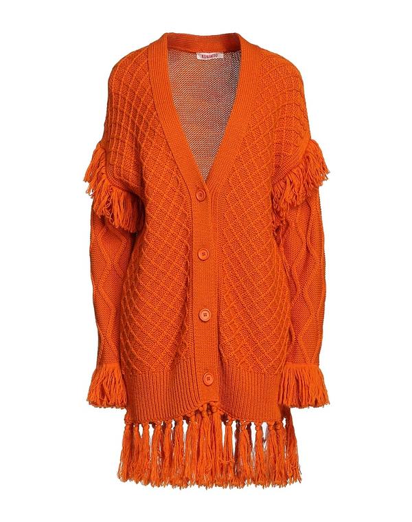 コンタット レディース アウター カーディガン KONTATTOrange オレンジ|ReVida 店