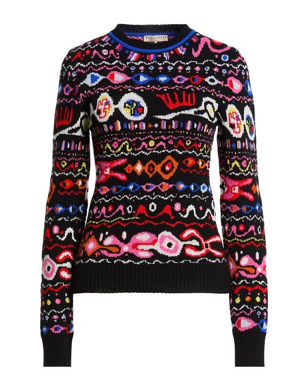 プッチ レディース トップス シャツ プルオーバー PUCCI Black ブラック｜ReVida 店 119,900円
