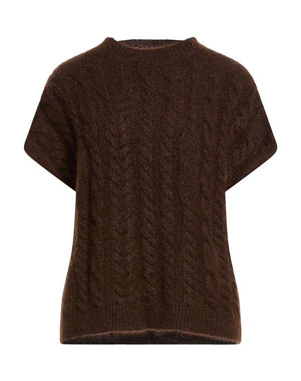 アリジ レディース トップス シャツ プルオーバー ALYSI Chocolate Brown ブラウン|ReVida 店