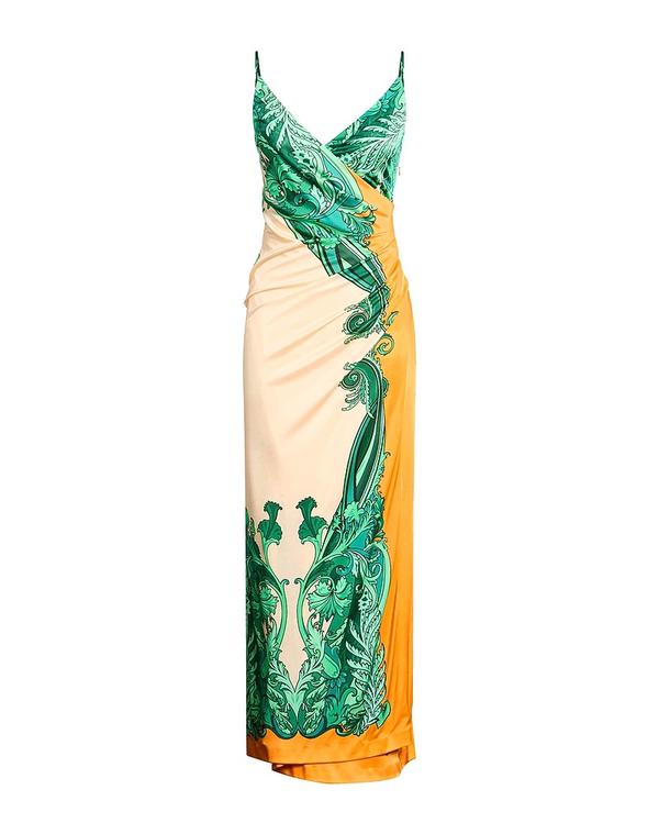 エトロ レディース トップス ワンピース サマードレス ETRO Green グリーン｜ReVida 店