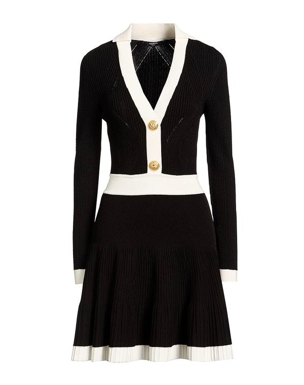 バルマン レディース トップス ワンピース BALMAIN Black ブラック|ReVida 店