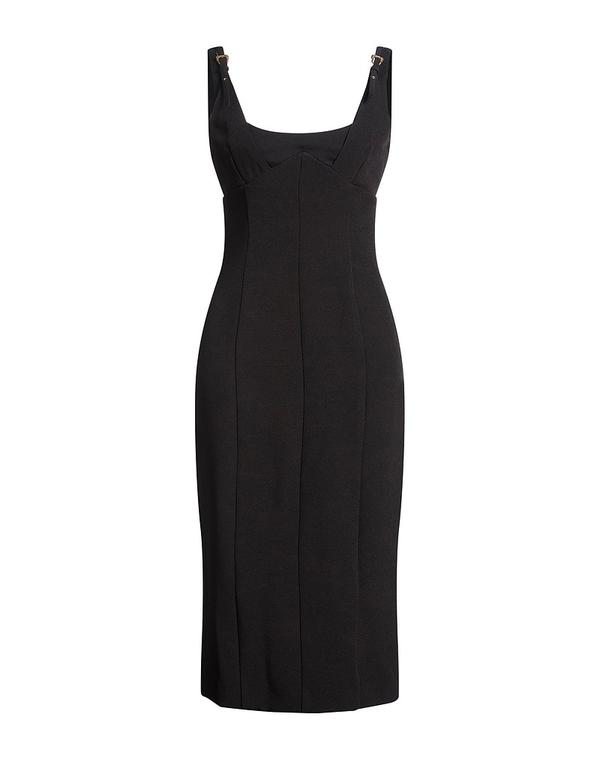 ヴェルサーチ レディース トップス ワンピース サマードレス VERSACE JEANS COUTURE Black ブラック｜ReVida 店