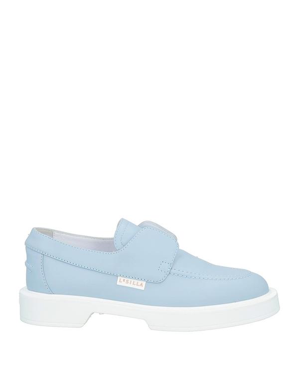 レ シーラ レディース シューズ スリッポン・ローファー モカシン LE SILLA Sky Blue ブルー｜ReVida 店