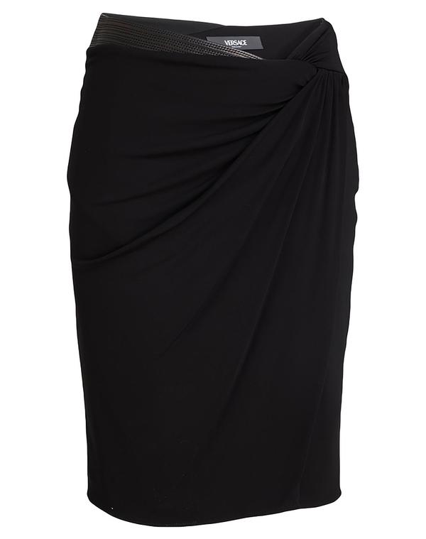ヴェルサーチ レディース ボトムスカート VERSACE Black ブラック｜ReVida 店