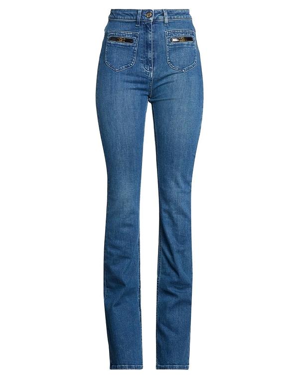 エリザベッタフランキ レディース ボトムス デニムパンツ ブーツカット ELISABETTA FRANCHI Blue ブルー｜ReVida 店