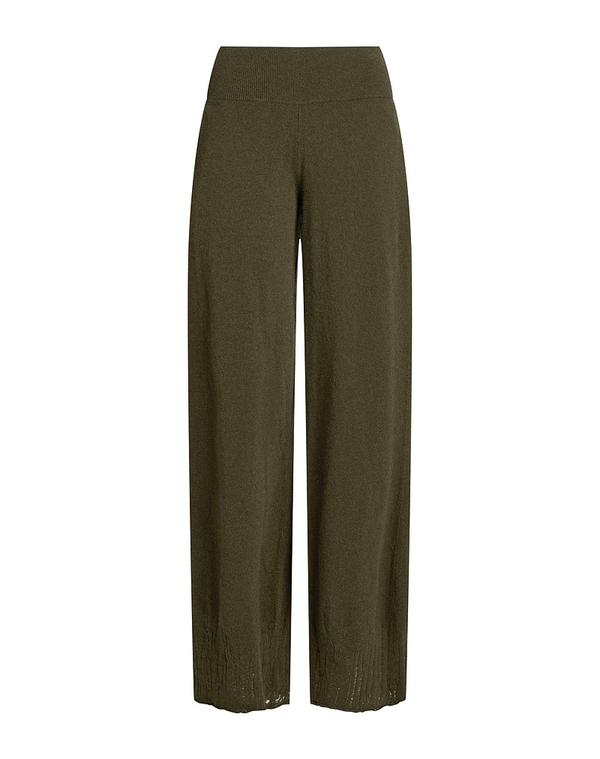 ステラマッカートニー レディース ボトムス カジュアルパンツ ワイドパンツ STELLA McCARTNEY Military Green グリーン｜ReVida 店