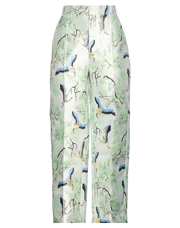 ウェイリーゼン レディース ボトムス カジュアルパンツ ワイドパンツ WEILI ZHENG Light Green グリーン|ReVida 店