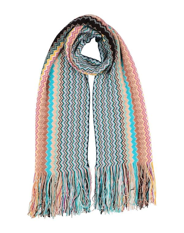 ミッソーニ レディース アクセサリー マフラー・ストール・スカーフ マフラー&スカーフ MISSONI & Azure Blue ブルー|ReVida 店