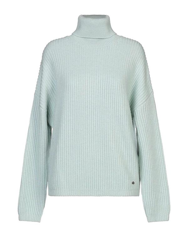 エリザベッタフランキ レディース アウター ニット・セータートルネック ELISABETTA FRANCHI Light Green グリーン|ReVida 店