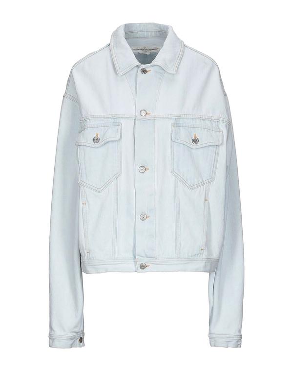 ゴールデングース レディース アウター ジャケット・ブルゾン デニムブルゾン GOLDEN GOOSE Blue ブルー｜ReVida 店