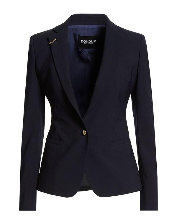 ドンダップ レディース アウター ジャケット・ブルゾン テーラードジャケット DONDUP Midnight Blue ブルー｜ReVida 店