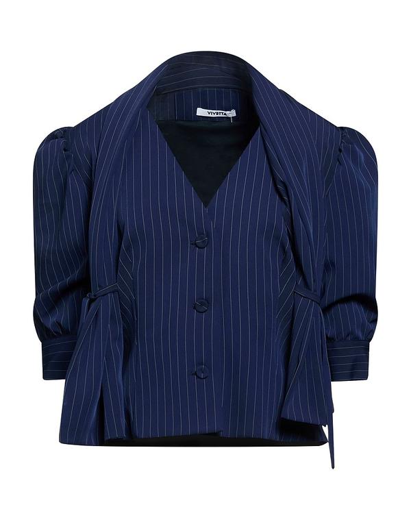 ヴィヴェッタ レディース アウター ジャケット・ブルゾン VIVETTA Midnight Blue ブルー|ReVida 店