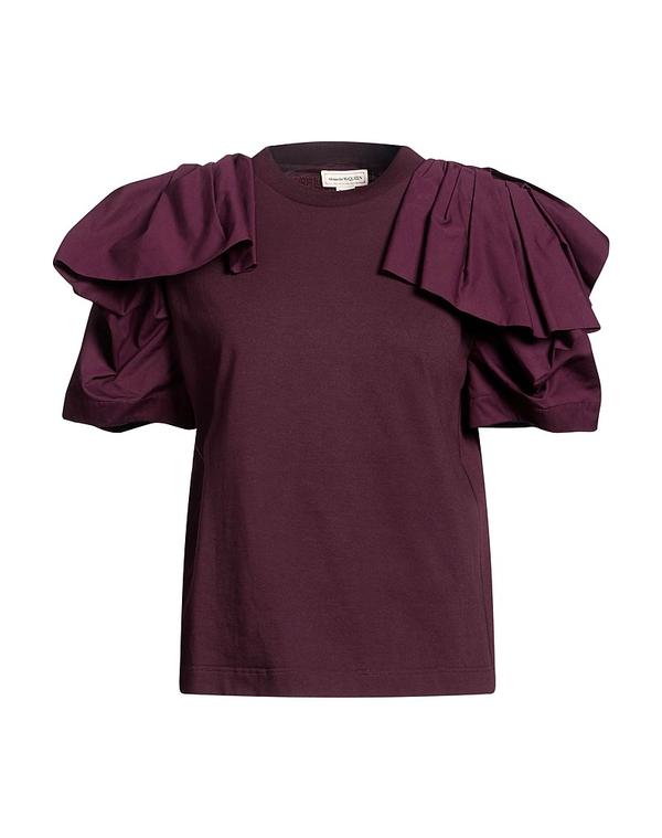 McQ アレキサンダーマックイーン レディース トップス Tシャツ McQ Alexander McQueen Dark Purple パープル｜ReVida 店