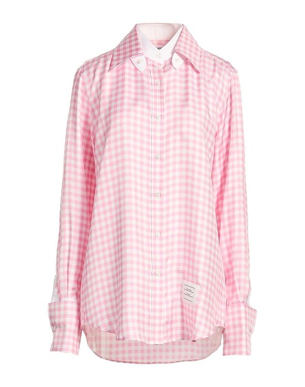 トムブラウン レディース トップス シャツ THOM BROWNE & Pink ピンク|ReVida 店