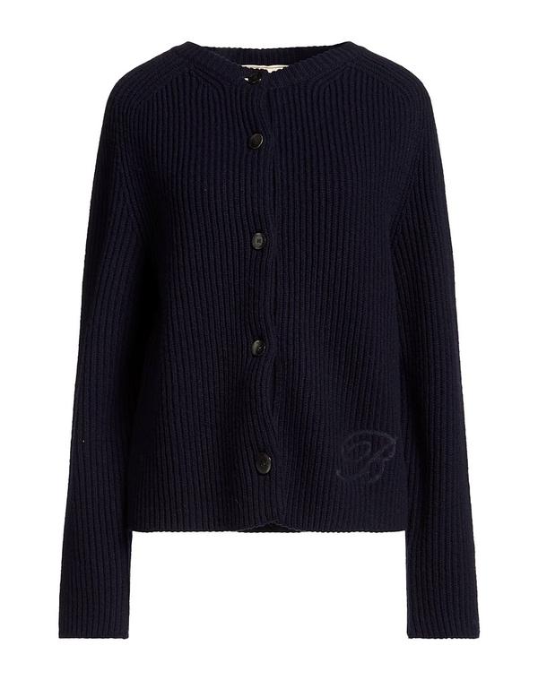 ブルマリン レディース アウター カーディガン BLUMARINE Navy ネイビー｜ReVida 店