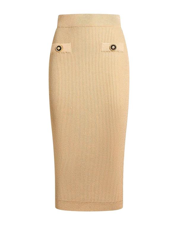 バルマン レディース ボトムスカート BALMAIN Beige ベージュ｜ReVida 店