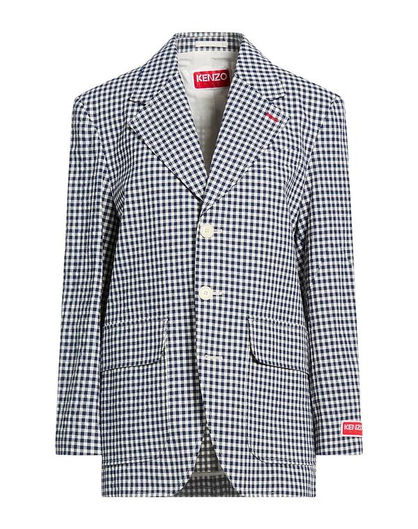 ケンゾー レディース アウター ジャケット・ブルゾン テーラードジャケット KENZO Blue ブルー｜ReVida 店