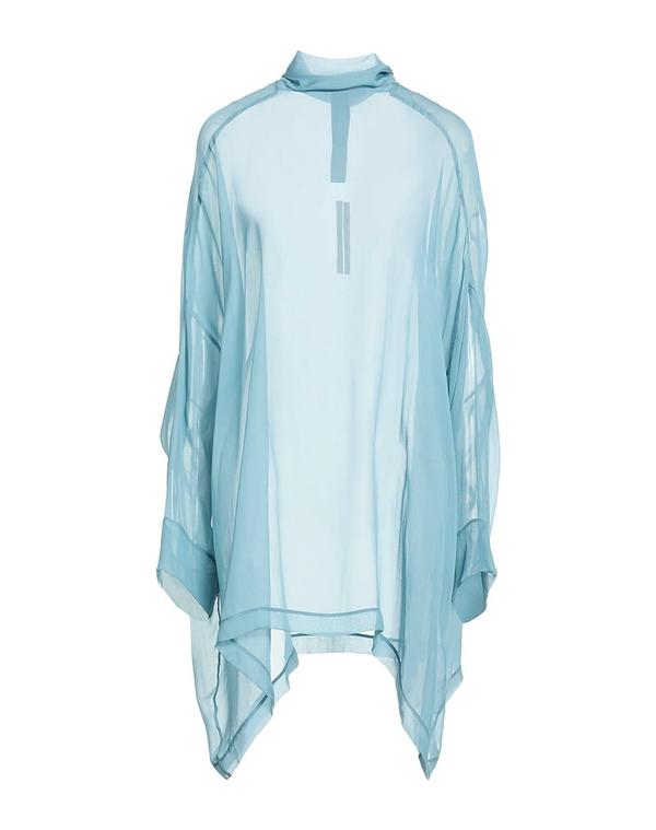 リックオウエンス レディース トップス シャツ RICK OWENS Turquoise Blue ブルー|ReVida 店