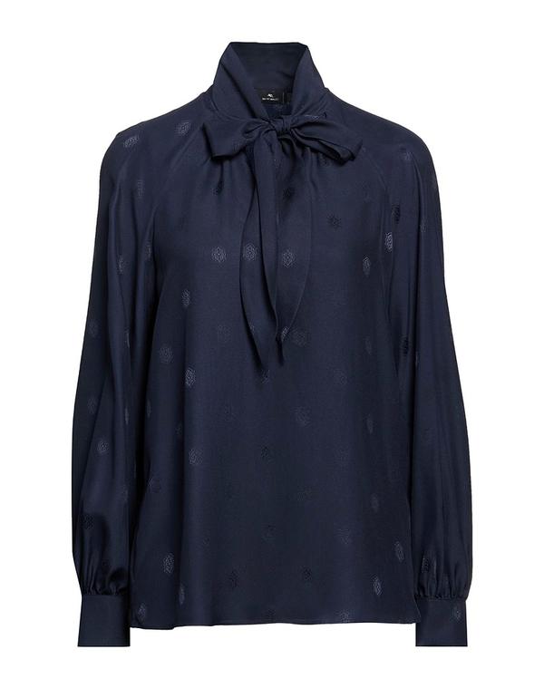 エトロ レディース トップス シャツ ETRO Navy ネイビー|ReVida 店