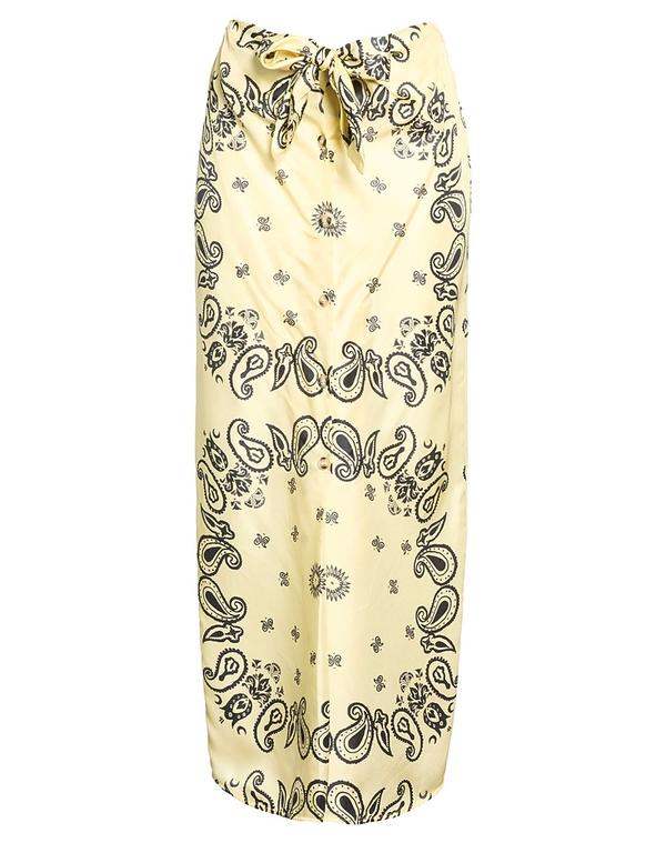 ナヌシュカ レディース ボトムスカート NANUSHKA Pastel Yellow イエロー｜ReVida 店
