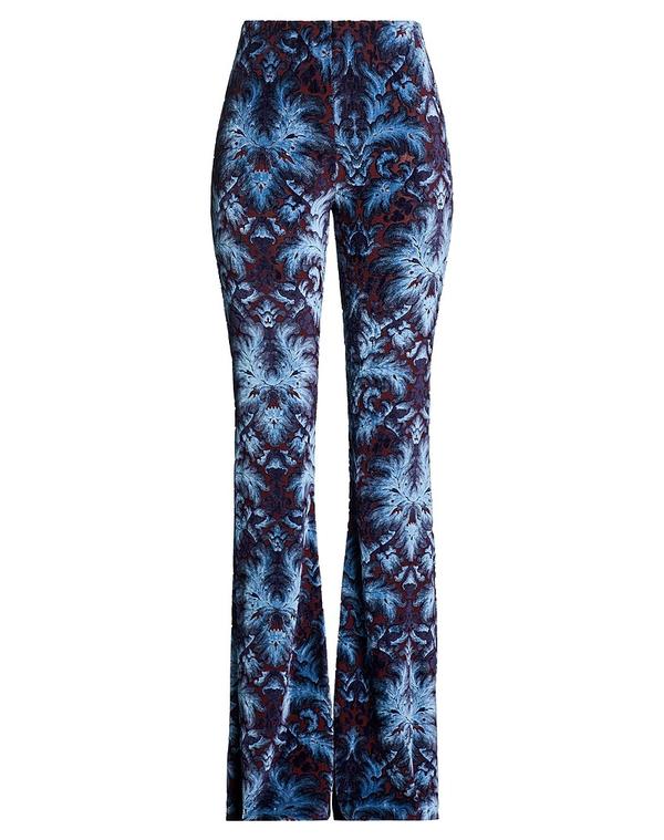エトロ レディース ボトムス カジュアルパンツ フレアカットパンツ ETRO Blue Gray グレー|ReVida 店