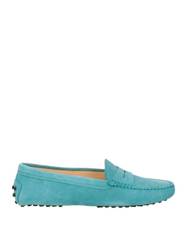 トッズ レディース シューズ スリッポン・ローファー モカシン TOD'S Turquoise Blue ブルー｜ReVida 店