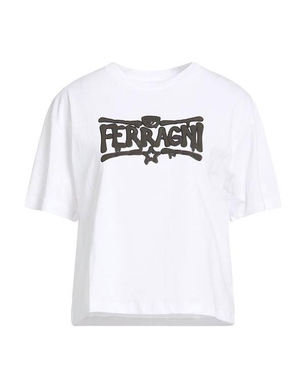 シアラフェラーニ レディース トップス Tシャツ CHIARA FERRAGNI White ホワイト｜ReVida 店