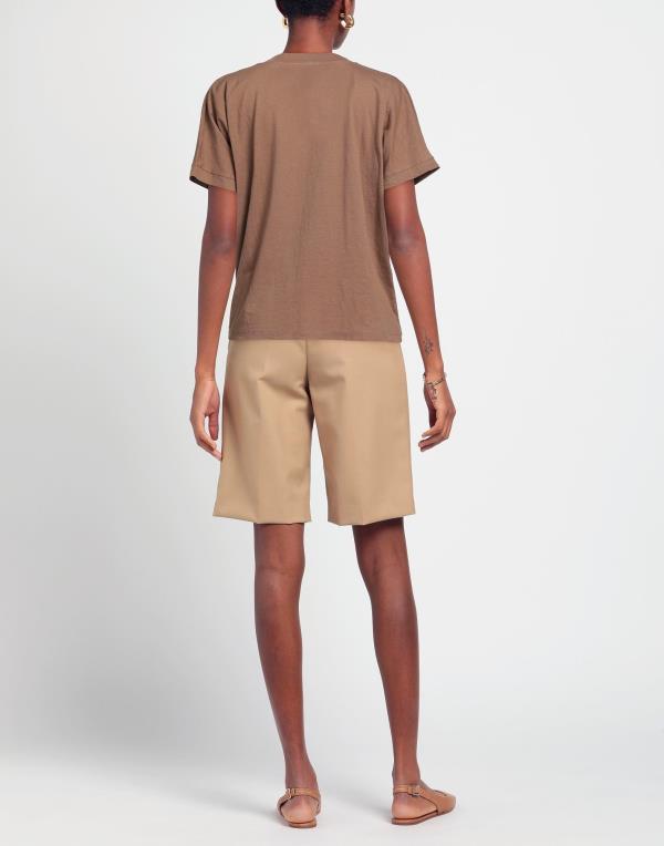 スローウエア レディース Tシャツ トップス T-shirt Brown トップス | ispd-haiti.org