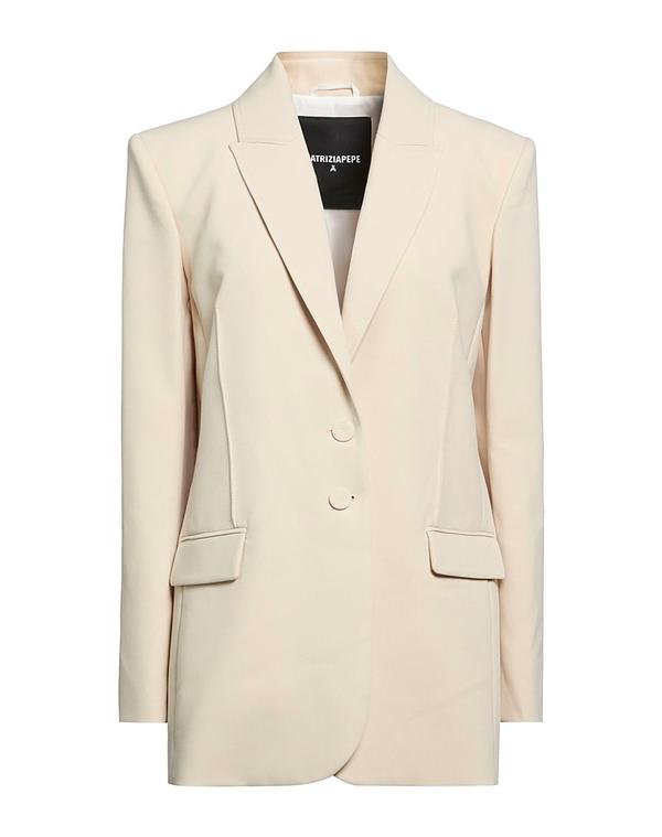 パトリツィア ペペ レディース アウター ジャケット・ブルゾン テーラードジャケット PATRIZIA PEPE Beige ベージュ|ReVida 店